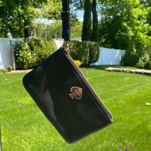 Kate Spade Black Wristlet